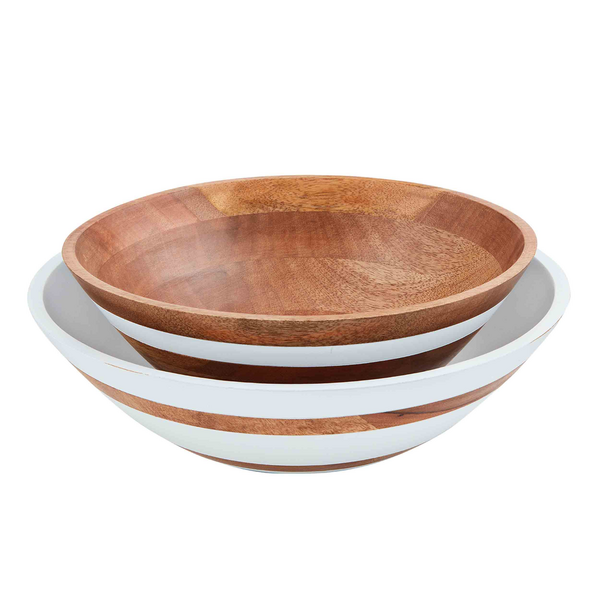 Wood Strap Nested Bowl, 2 sizes available