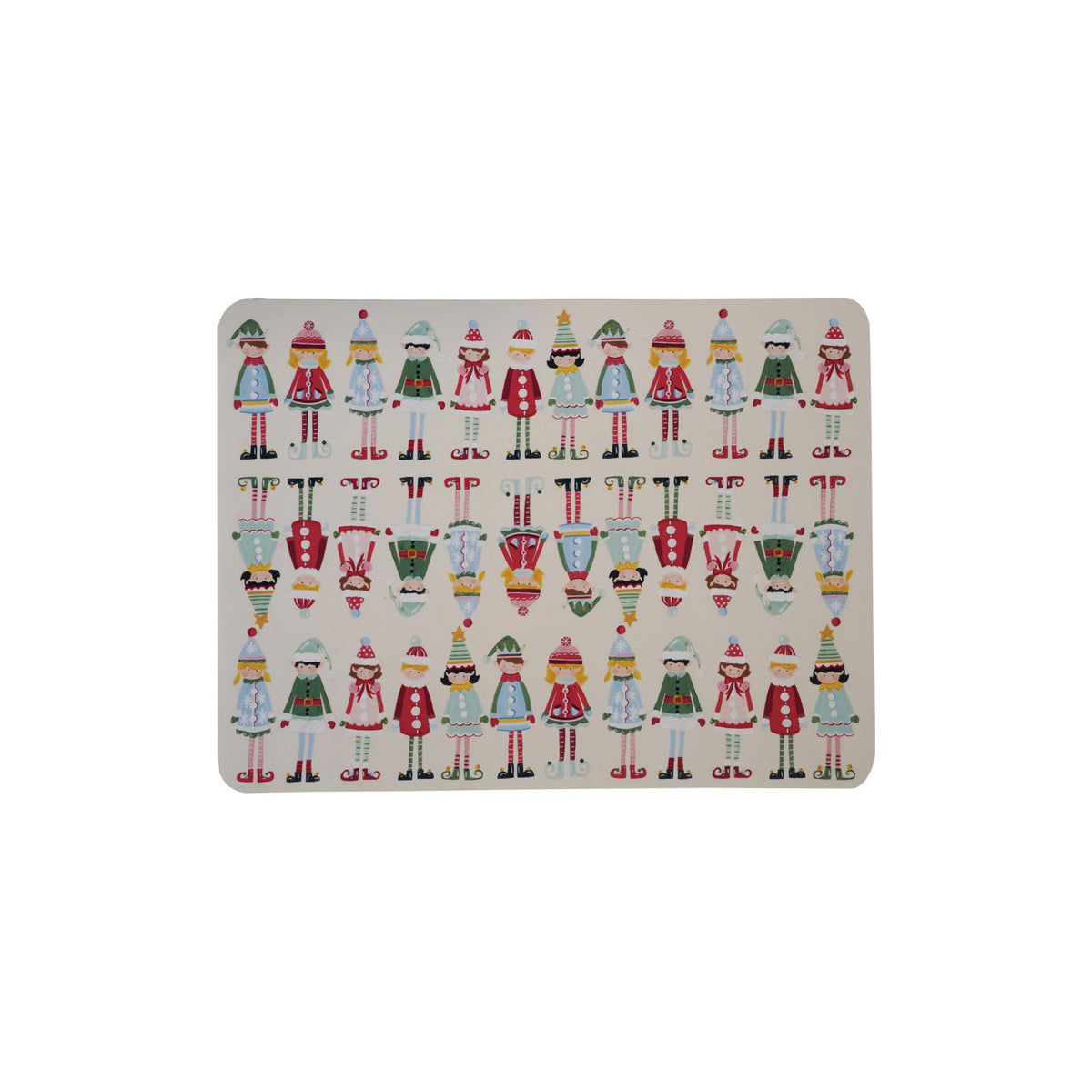 Silicone Non-Slip Baking Mat with Santa's Elves ©