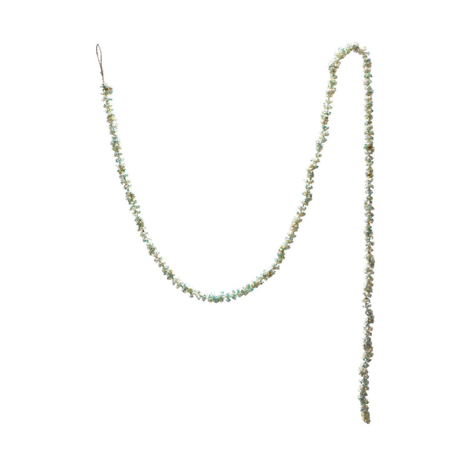 72"L Foam Garland with Iridescent Glitter, Multi Color