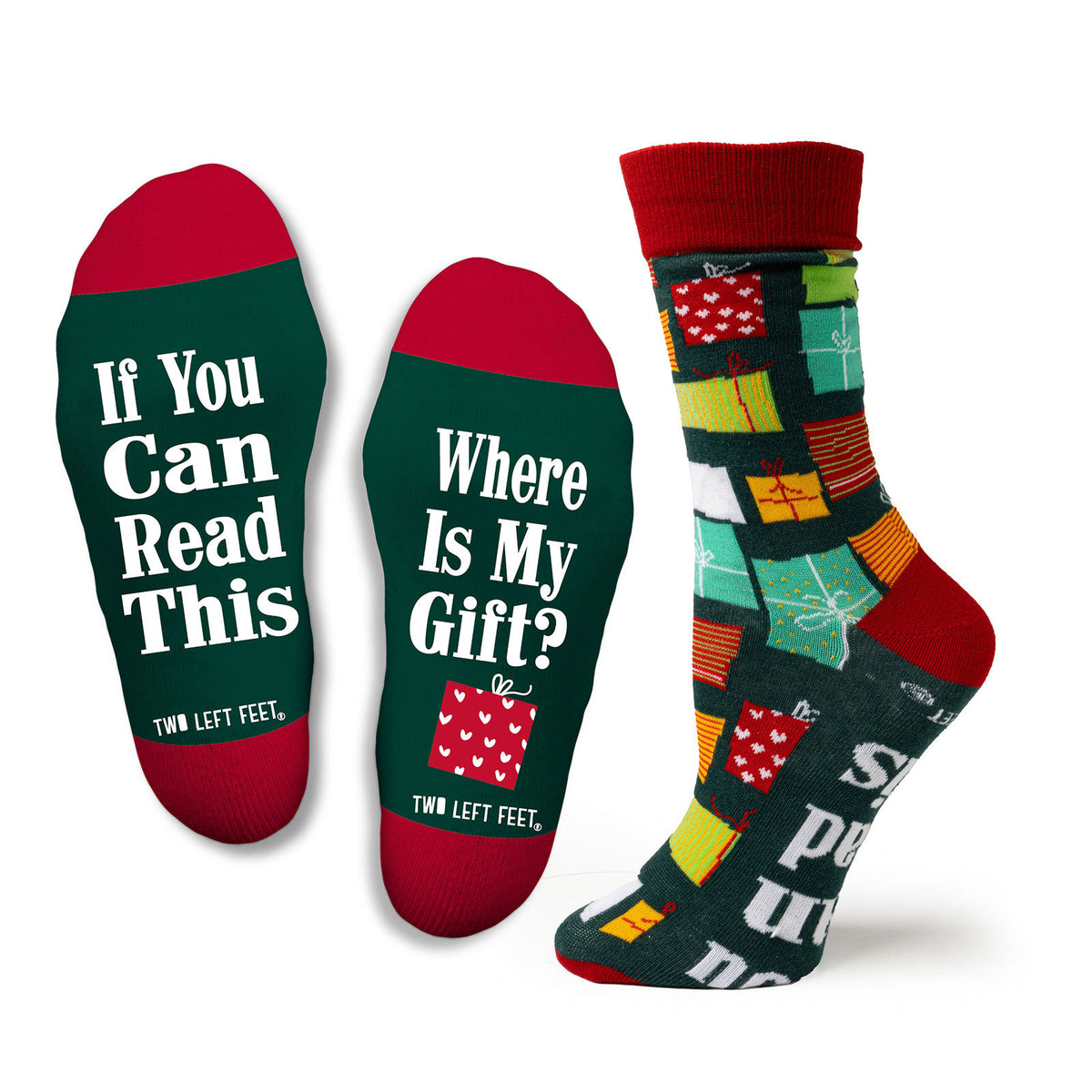 If You Can Read This... Where Is My Gift? Christmas Socks