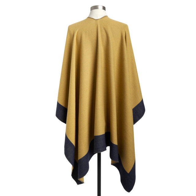 Mustard & Navy Reversible Kimono