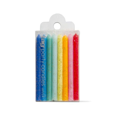 short party candles set of 24 - multi - One Amazing Find: Creative Home Market