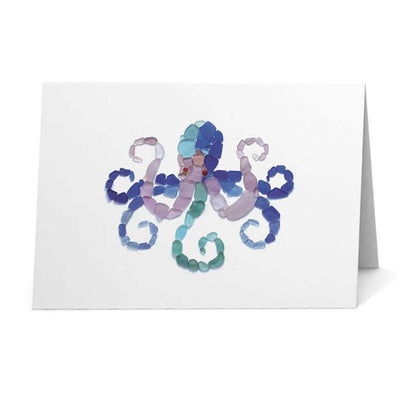 Sea Glass Octopus Card - One Amazing Find: Creative Home Market