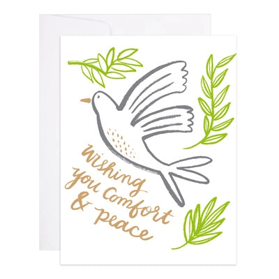 "Wishing You Comfort & Peace" Card - One Amazing Find: Creative Home Market