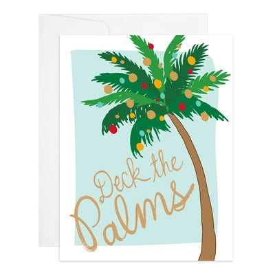 "Deck the Palms" Holiday Card - One Amazing Find: Creative Home Market
