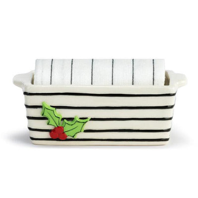 Mini Loaf Pan with Towel Set - Holly Berry - One Amazing Find: Creative Home Market