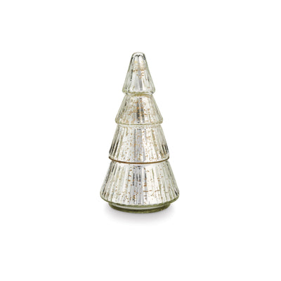 Balsam & Cedar Etched Mercury Glass Tree Candle - One Amazing Find: Creative Home Market