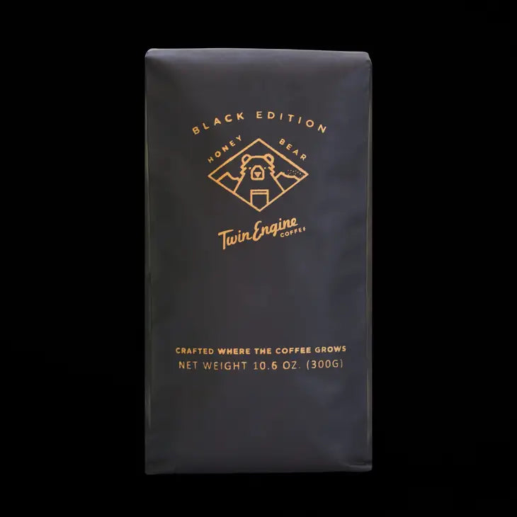 Honey Bear Black Ground Organic Fair Trade Specialty Coffee