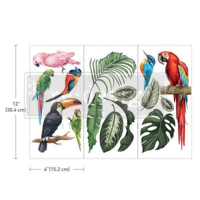 Re-Design with Prima 'Tropical Birds' Transfers - One Amazing Find: Creative Home Market