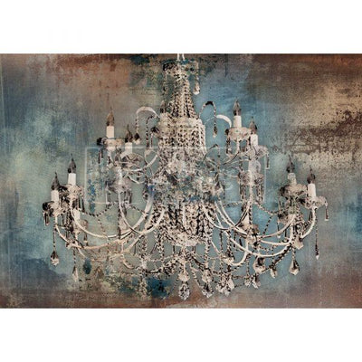 Re-Design with Prima 'Moody Chandelier' Decoupage Rice Paper - One Amazing Find: Creative Home Market