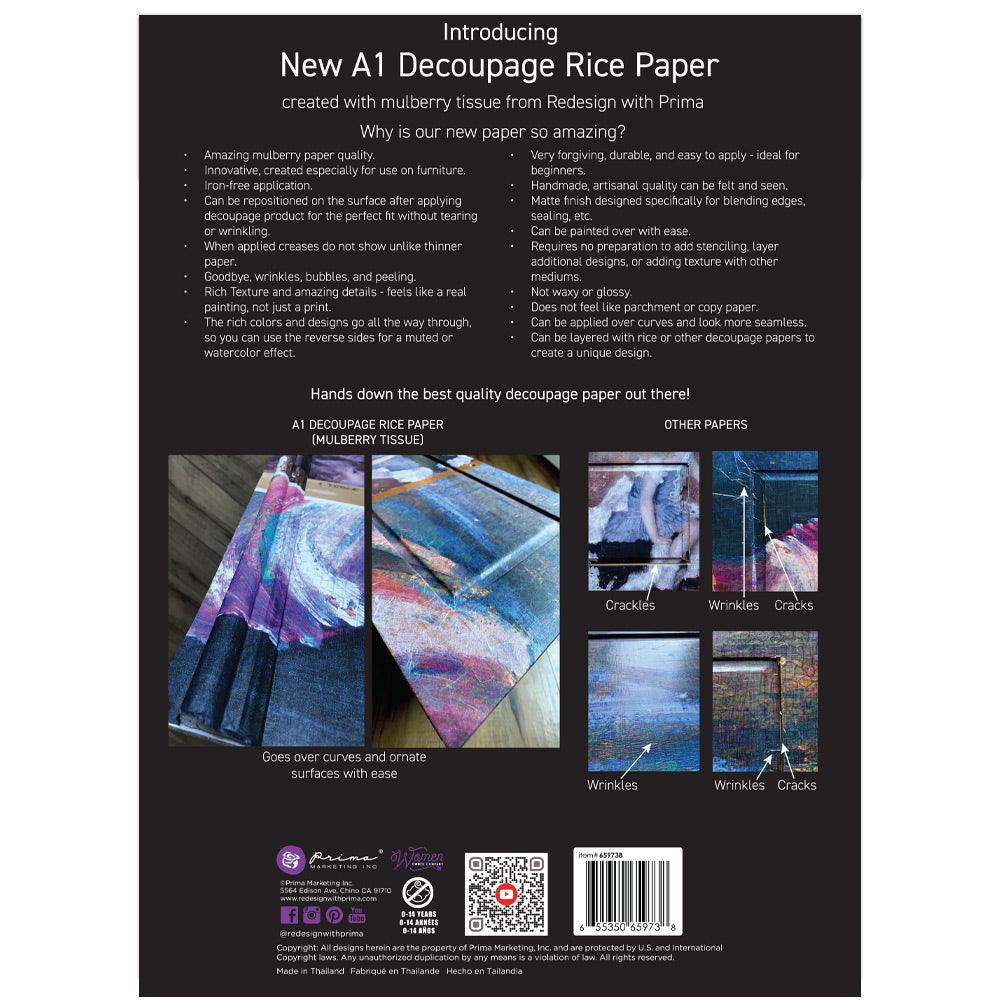 Re-Design with Prima 'Moody Chandelier' Decoupage Rice Paper - One Amazing Find: Creative Home Market