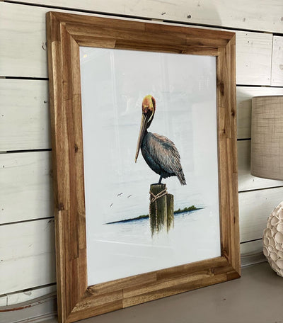 Pelican at Rest Framed Giclee Print - One Amazing Find: Creative Home Market