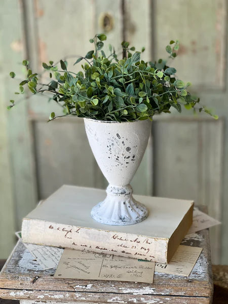 Cream 6" Amorial Goblet