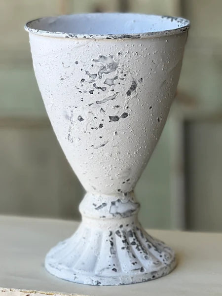 Cream 6" Amorial Goblet