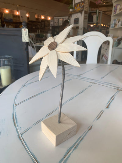 Single Carved Wooden Flower - One Amazing Find: Creative Home Market