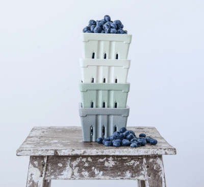 Textured Stoneware Berry Basket - One Amazing Find: Creative Home Market