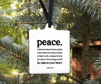 Peace Ornament - One Amazing Find: Creative Home Market