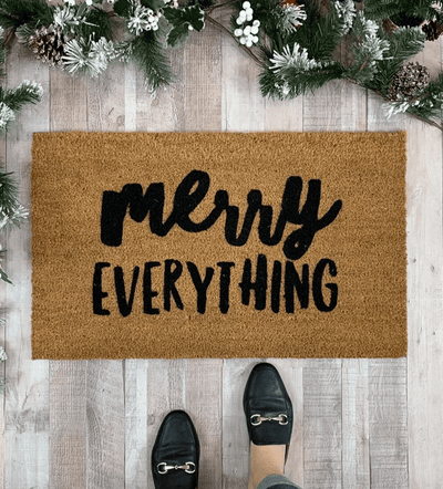 Merry Everything, Holiday Doormat - One Amazing Find: Creative Home Market