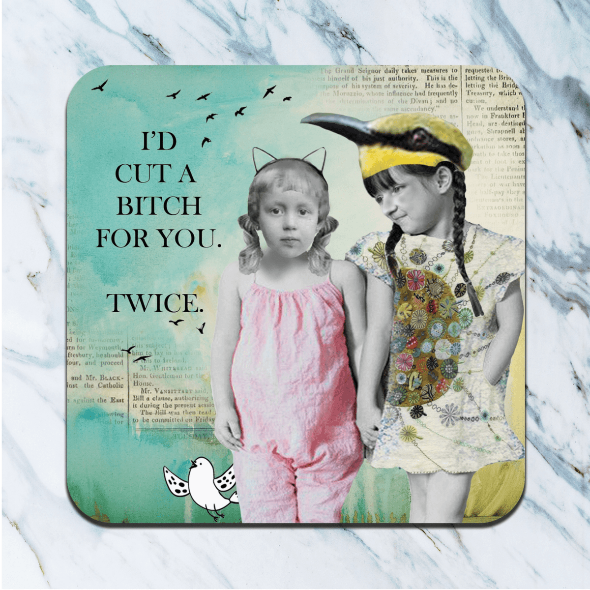 Cut A Bitch Funny Coaster - One Amazing Find: Creative Home Market