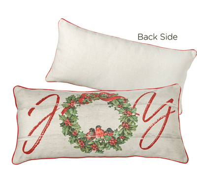 Joy Christmas Lumbar Pillow - One Amazing Find: Creative Home Market