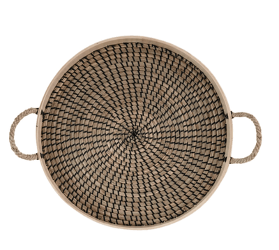Decorative Tray with Rope Handles - One Amazing Find: Creative Home Market