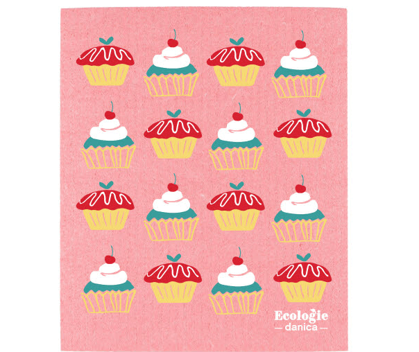 Cupcake Swedish Sponge Towel - One Amazing Find: Creative Home Market