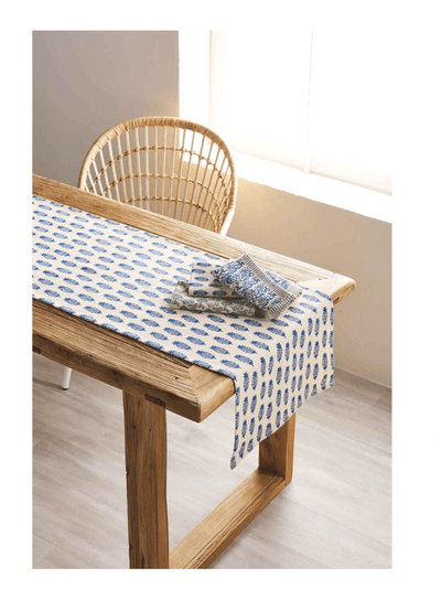 Blue Ikat Table Runner - One Amazing Find: Creative Home Market