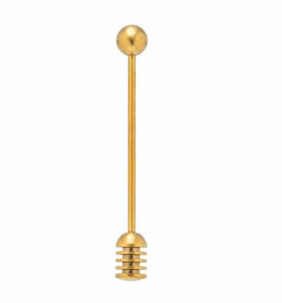Stainless Steel Honey Dipper, Gold Finish - One Amazing Find: Creative Home Market