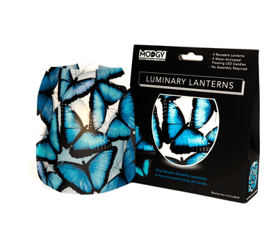 Luminary - Blue Morpho Butterflies - One Amazing Find: Creative Home Market