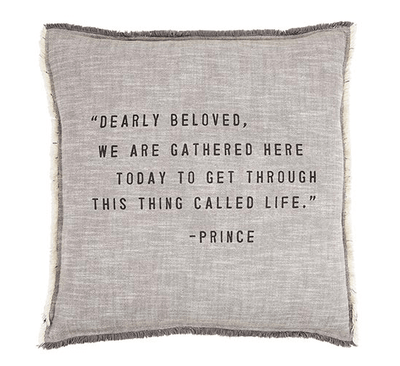 Dearly Beloved - Large Throw Pillow - One Amazing Find: Creative Home Market