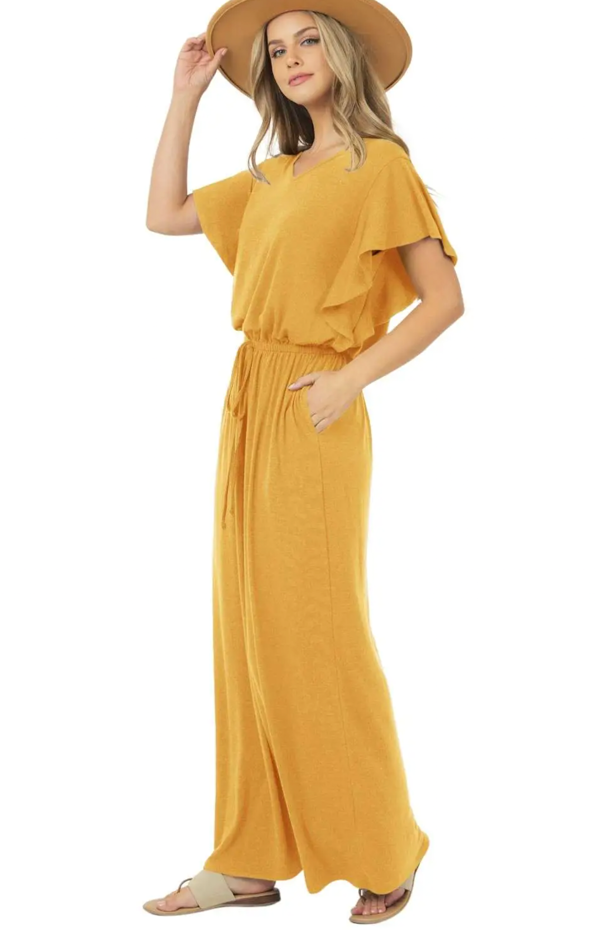 Short sleeve V neck Dress with Waist Tie