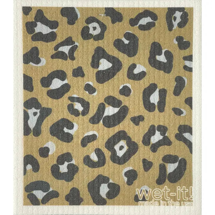Bold Leopard Swedish Cloth