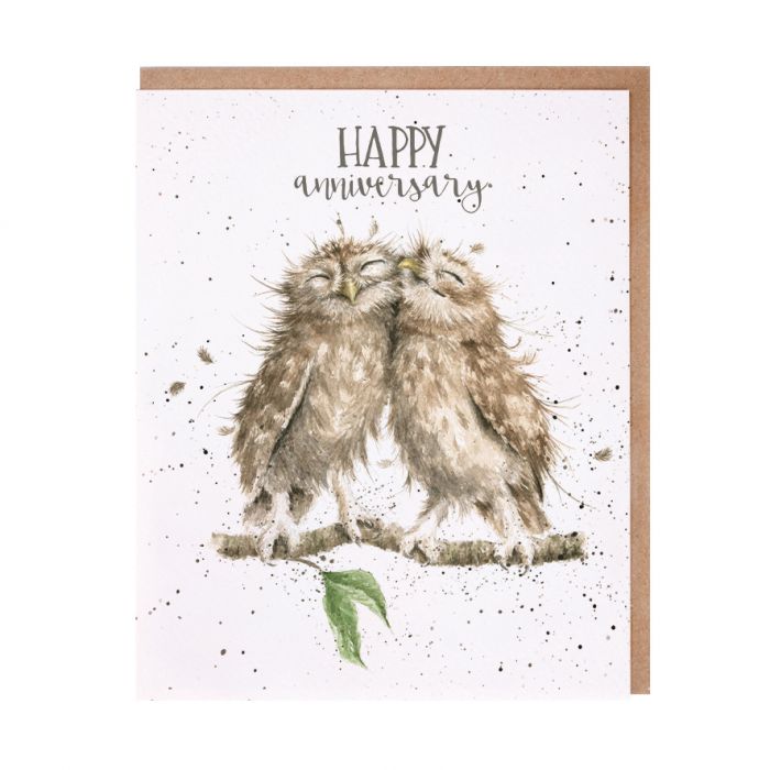 Happy Anniversary Owls Card