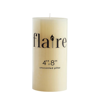 Unscented Pillar Candle - One Amazing Find: Creative Home Market