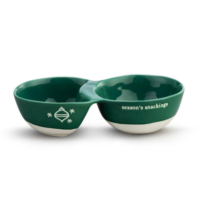 Season's Snackings Handheld Double Snack Bowl - One Amazing Find: Creative Home Market