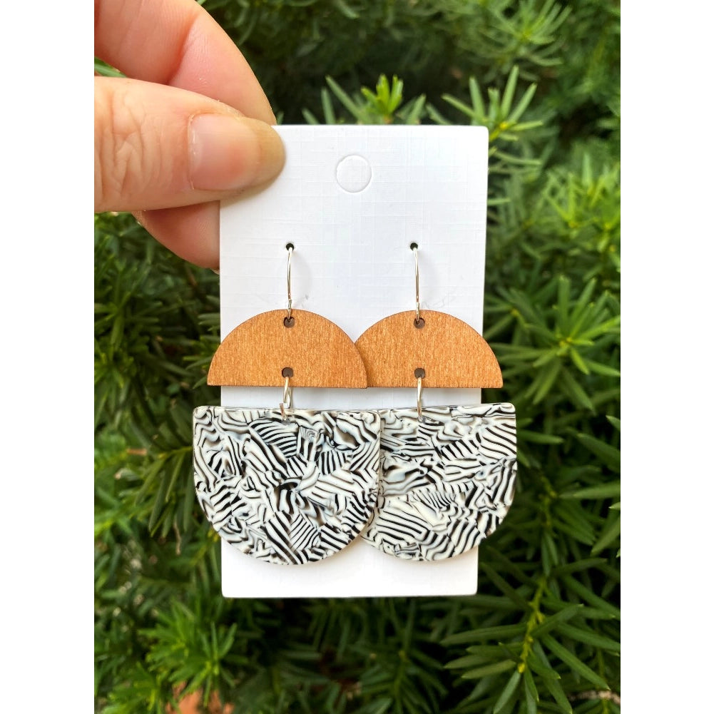Safari Wood and Acrylic Deco Drops - One Amazing Find: Creative Home Market