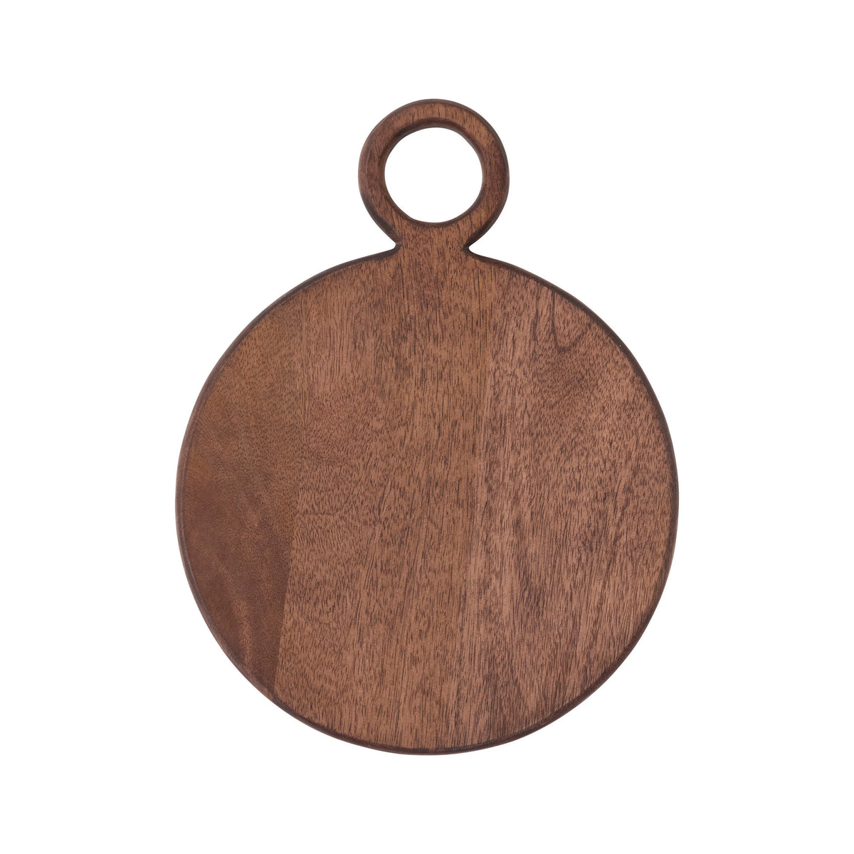 Walnut Finish Mango Wood Cheese/Cutting Board with Handle