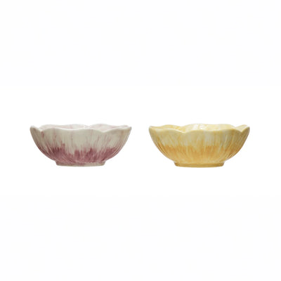 Stoneware Flower Bowl - One Amazing Find: Creative Home Market