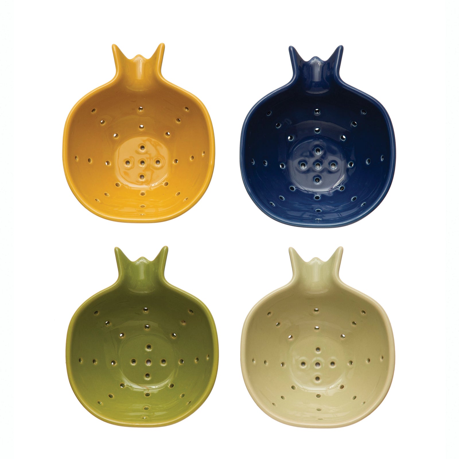 Stoneware Blueberry Bowl with Handle - One Amazing Find: Creative Home Market