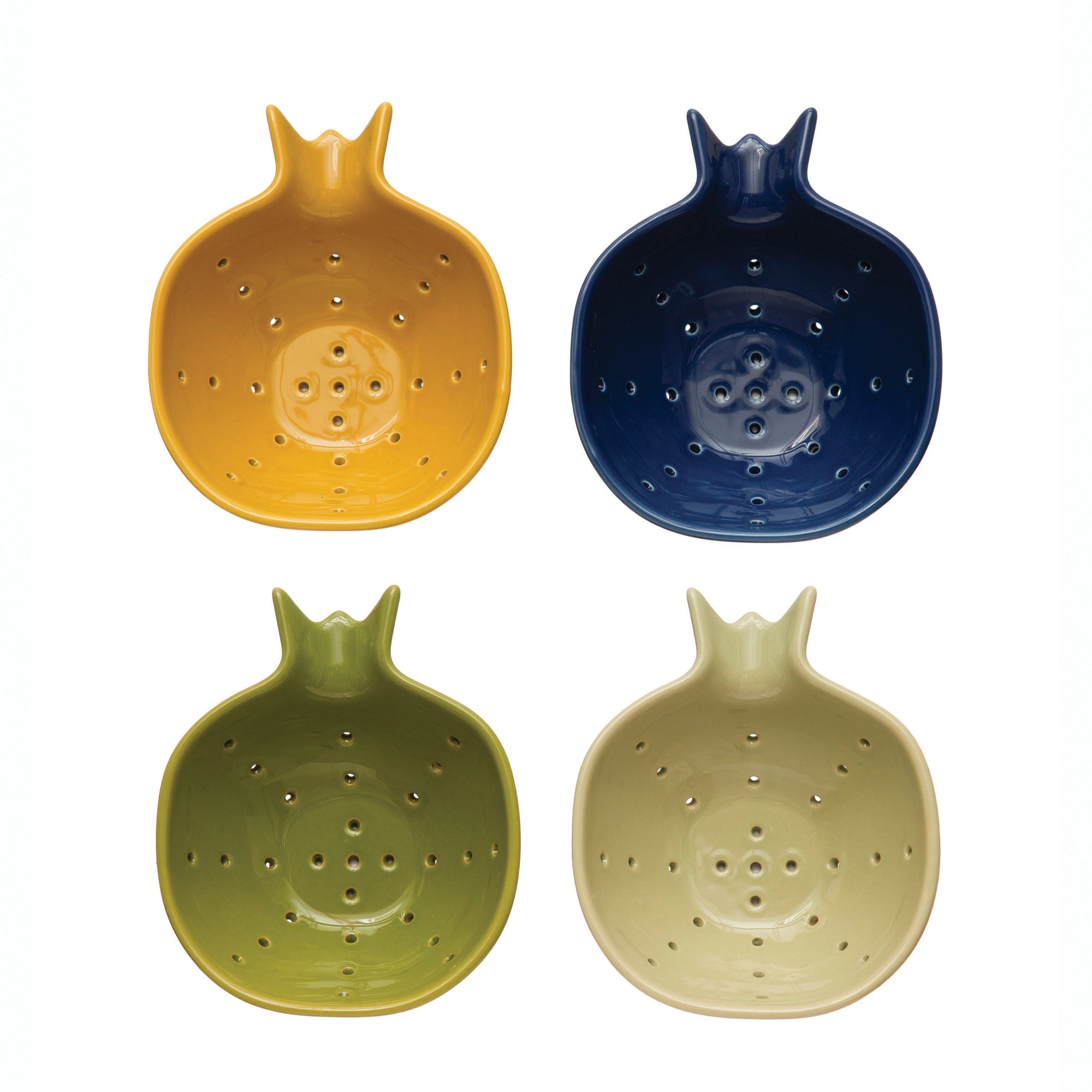 Stoneware Blueberry Bowl with Handle - One Amazing Find: Creative Home Market