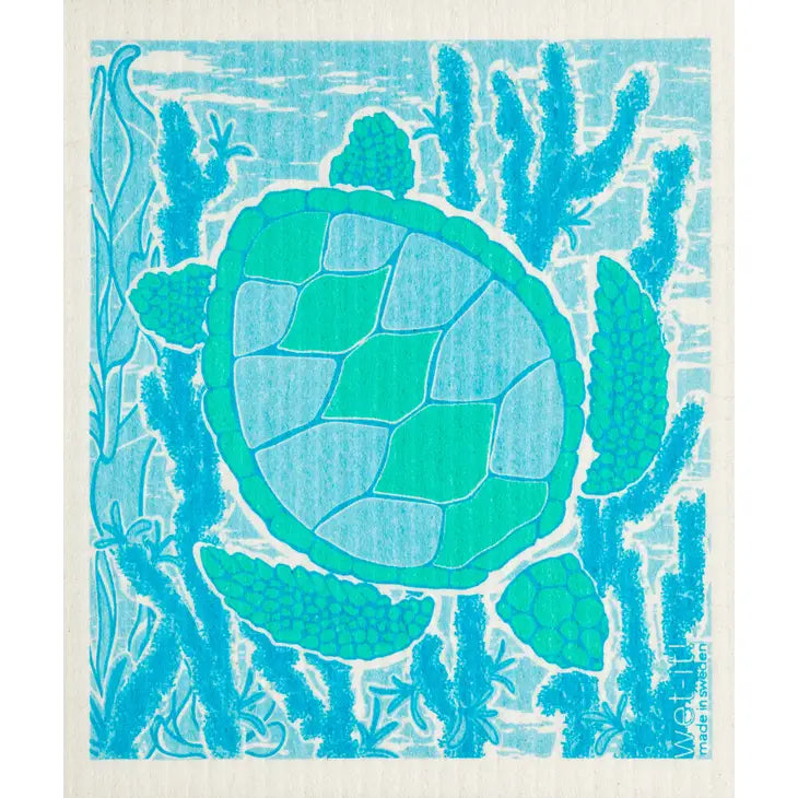 Sea Turtle Swedish Cloth
