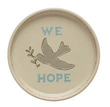 5" Round Stoneware Plate with Holiday Icon and Words, 8 Styles - One Amazing Find: Creative Home Market