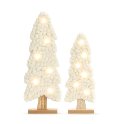 Lit Knit Trees - Set of 2 - One Amazing Find: Creative Home Market