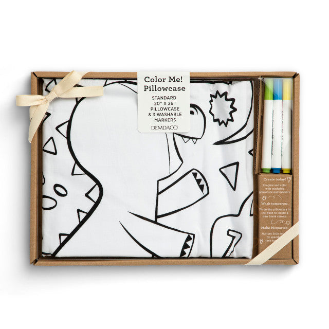 Color Me Pillowcase - Dino-Snore-Ous