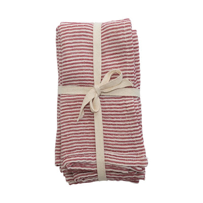 Cotton Napkins with Stripes, Set of 4 - One Amazing Find: Creative Home Market