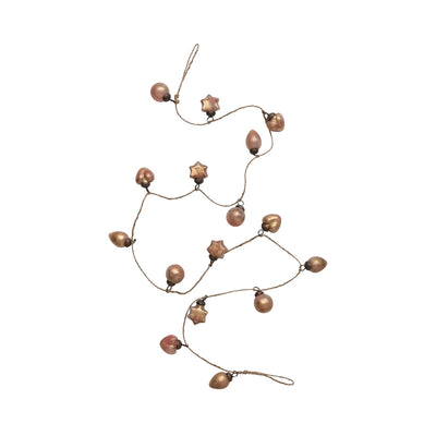 Mercury Glass Pink and Gold Marbled Finish 72" Ornament Garland - One Amazing Find: Creative Home Market