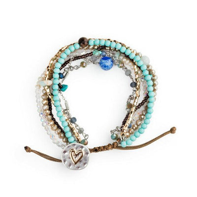 Beaded Love Bracelet - Turquoise - Jewelry - One Amazing Find: Creative Home Market