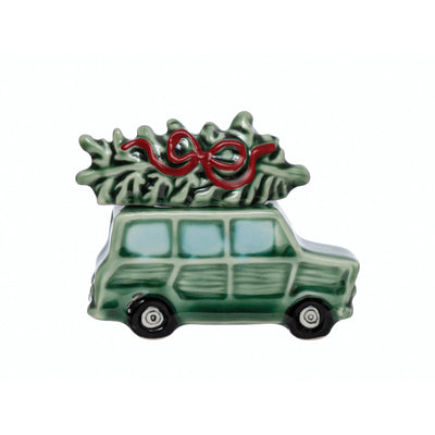 Holiday Car Topped with Tree Salt & Pepper Shakers - One Amazing Find: Creative Home Market