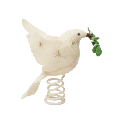 Wool Felt Dove Tree Topper - One Amazing Find: Creative Home Market
