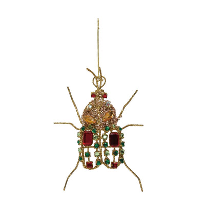 Metal Beetle Ornament with Jewels, Sequins, & Glitter - One Amazing Find: Creative Home Market